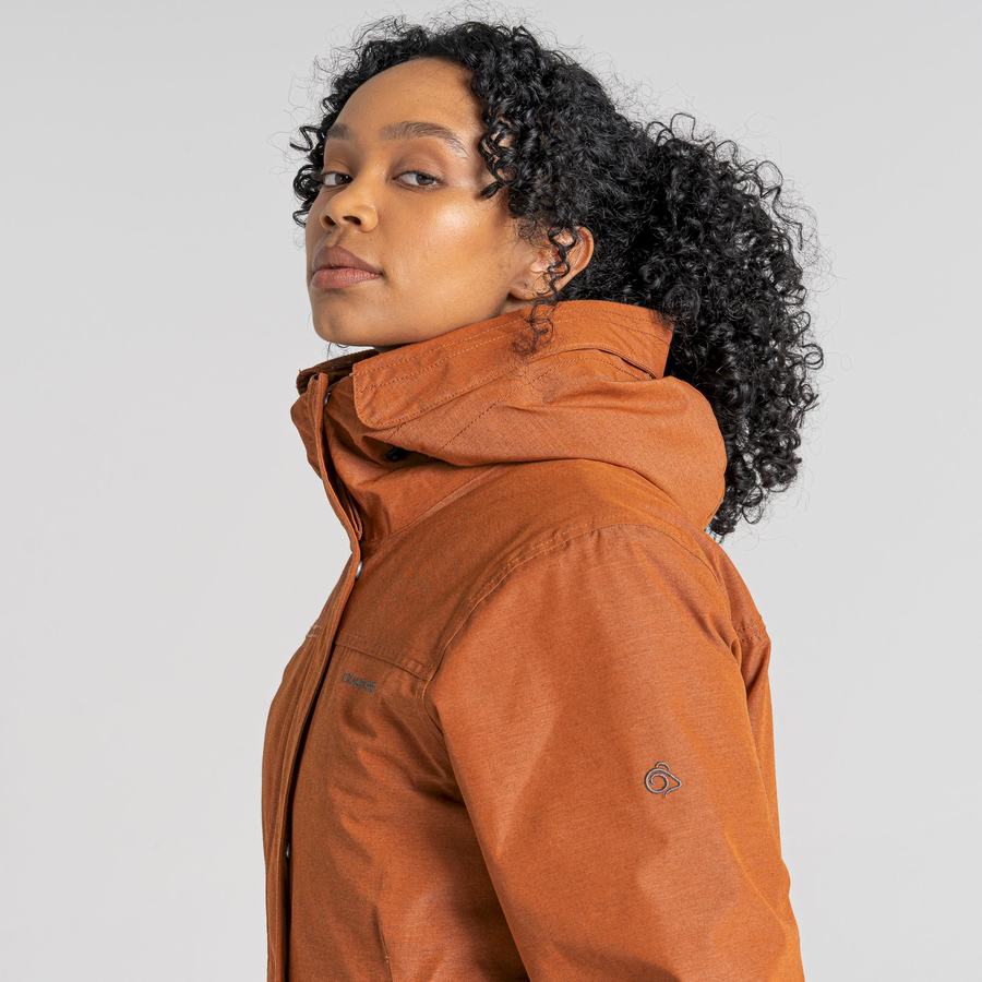 Women's Craghoppers Shayla Insulated Jackets Brown | XPH5924JM