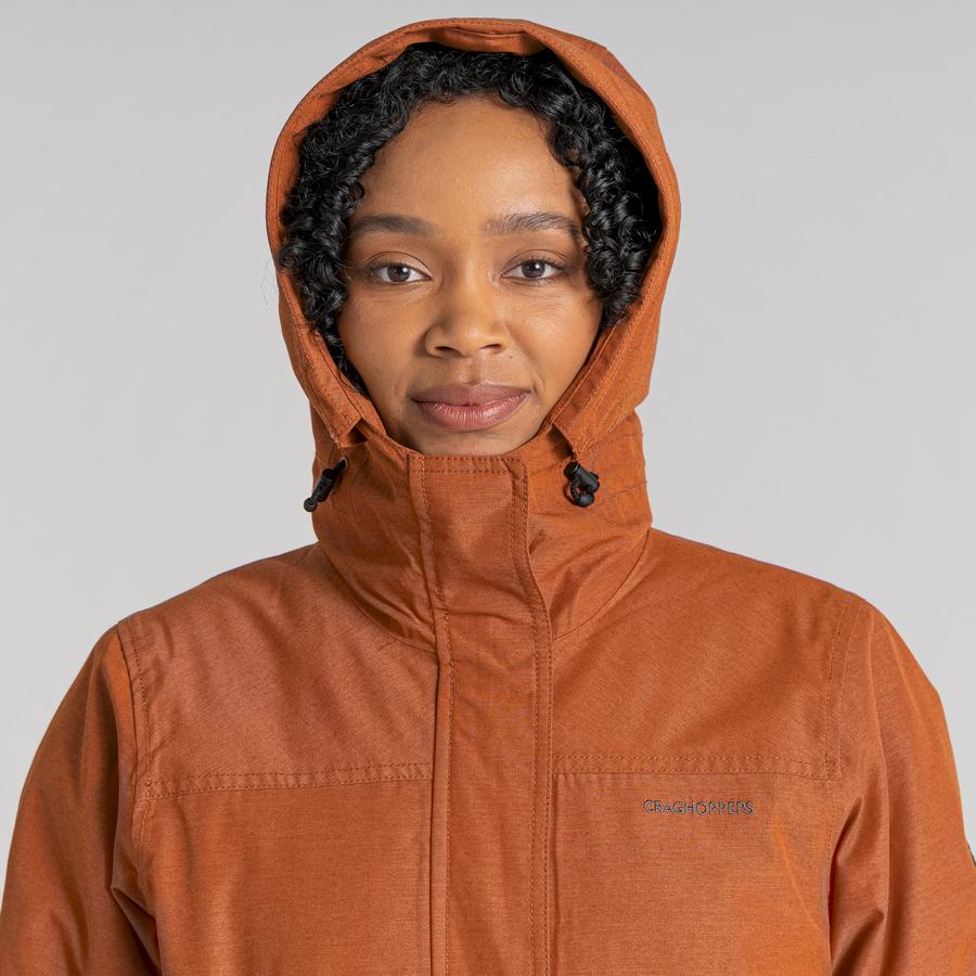 Women's Craghoppers Shayla Insulated Jackets Brown | XPH5924JM