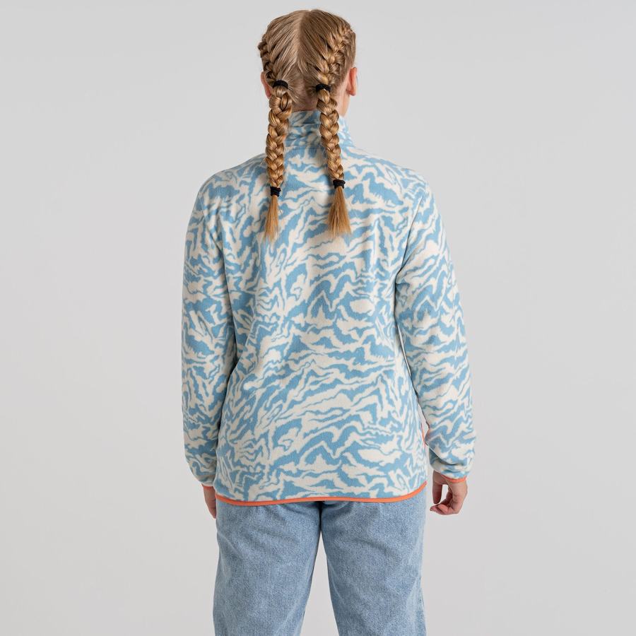 Women's Craghoppers Teton Overhead Sweatshirts Light Turquoise | EFA5269VH