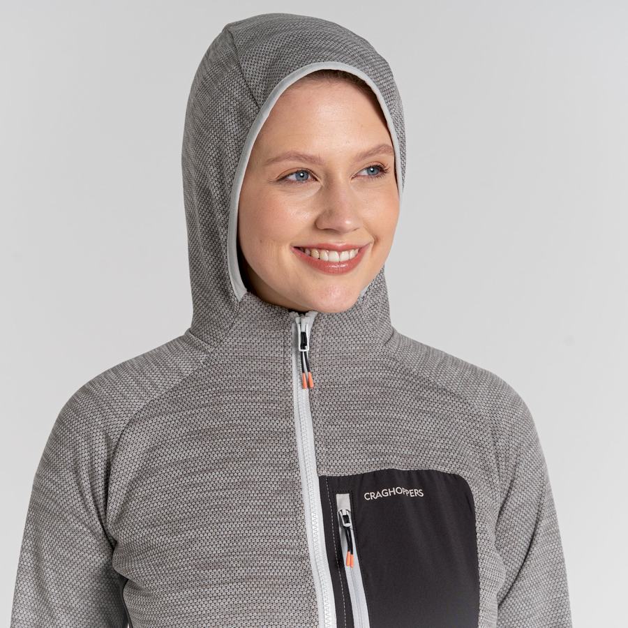 Women's Craghoppers Trina Hooded Jackets Silver | DSU43100TC