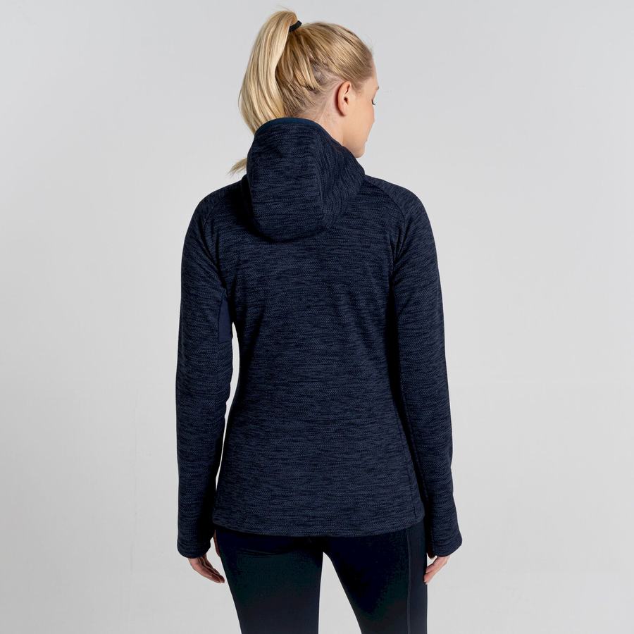 Women's Craghoppers Trina Hooded Jackets Blue Navy | IIZ1471DZ