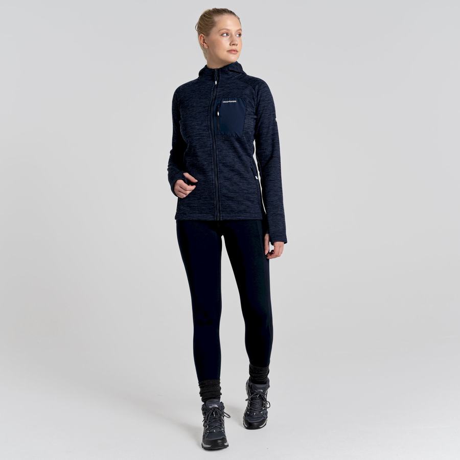 Women's Craghoppers Trina Hooded Jackets Blue Navy | IIZ1471DZ