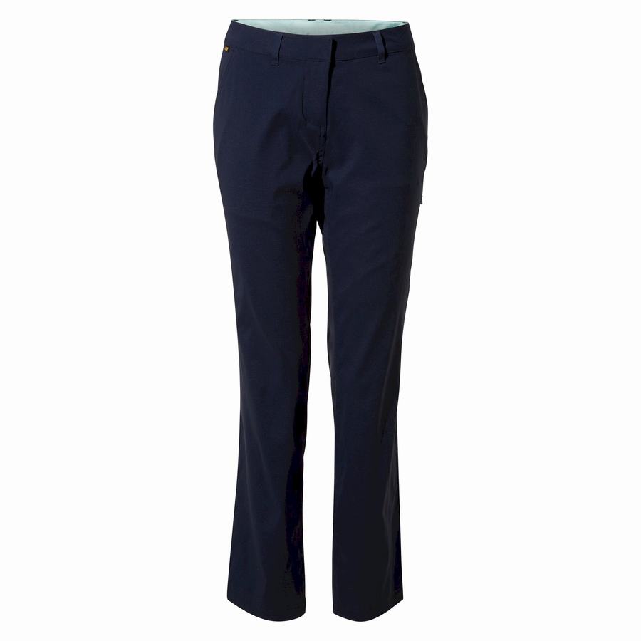 Women's Craghoppers Verve Trousers Blue Navy | SFW431NP