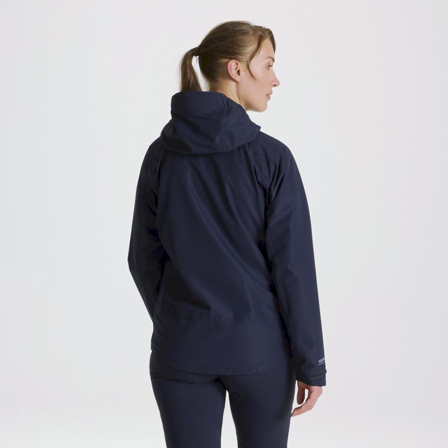 Women's Craghoppers Waterproof Atlas Jackets Blue Navy | EQM7936KI