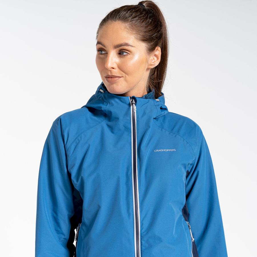 Women's Craghoppers Waterproof Atlas Jackets Blue Navy | JAN748FE