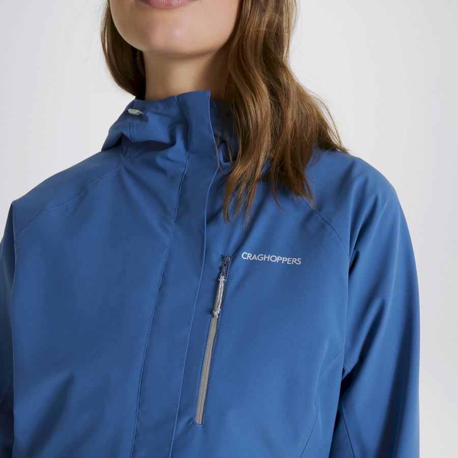 Women's Craghoppers Waterproof Caldbeck Jackets Blue | BLZ7123MK