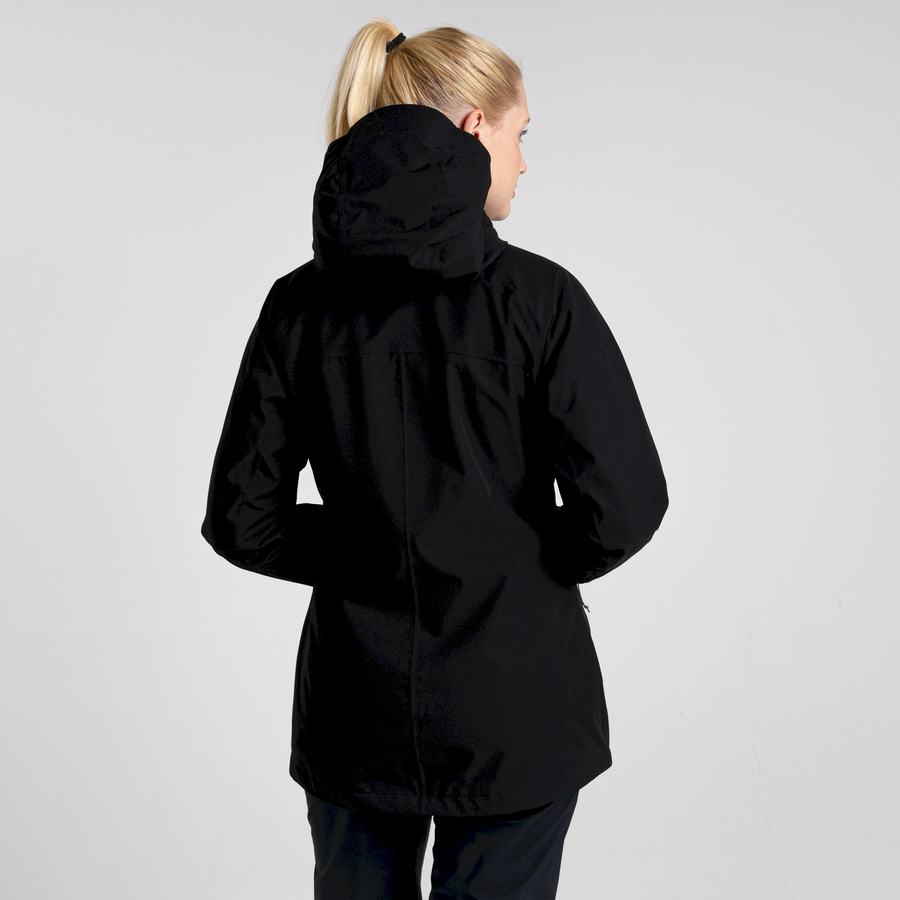 Women's Craghoppers Waterproof Caldbeck Jackets Black | KID7853OK