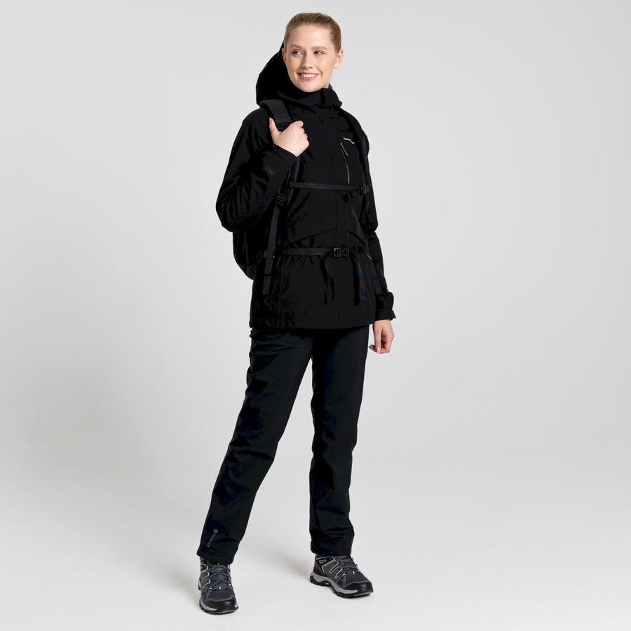 Women's Craghoppers Waterproof Caldbeck Jackets Black | KID7853OK