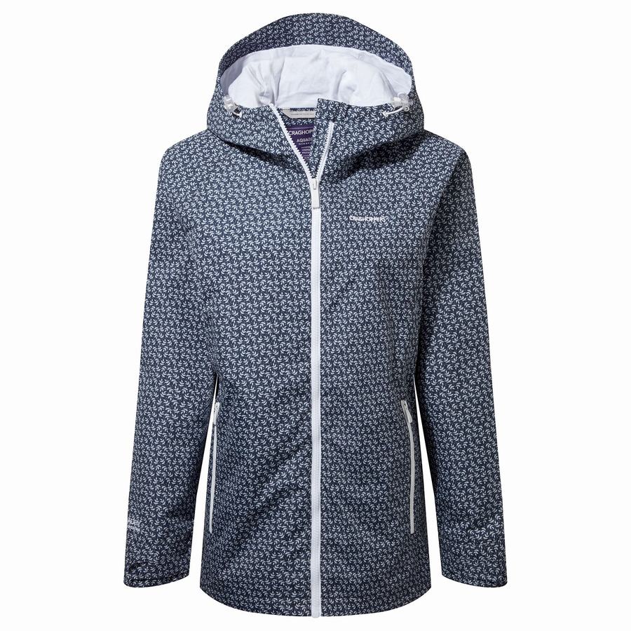 Women's Craghoppers Waterproof Laurel Jackets Blue Navy | AAB335LL