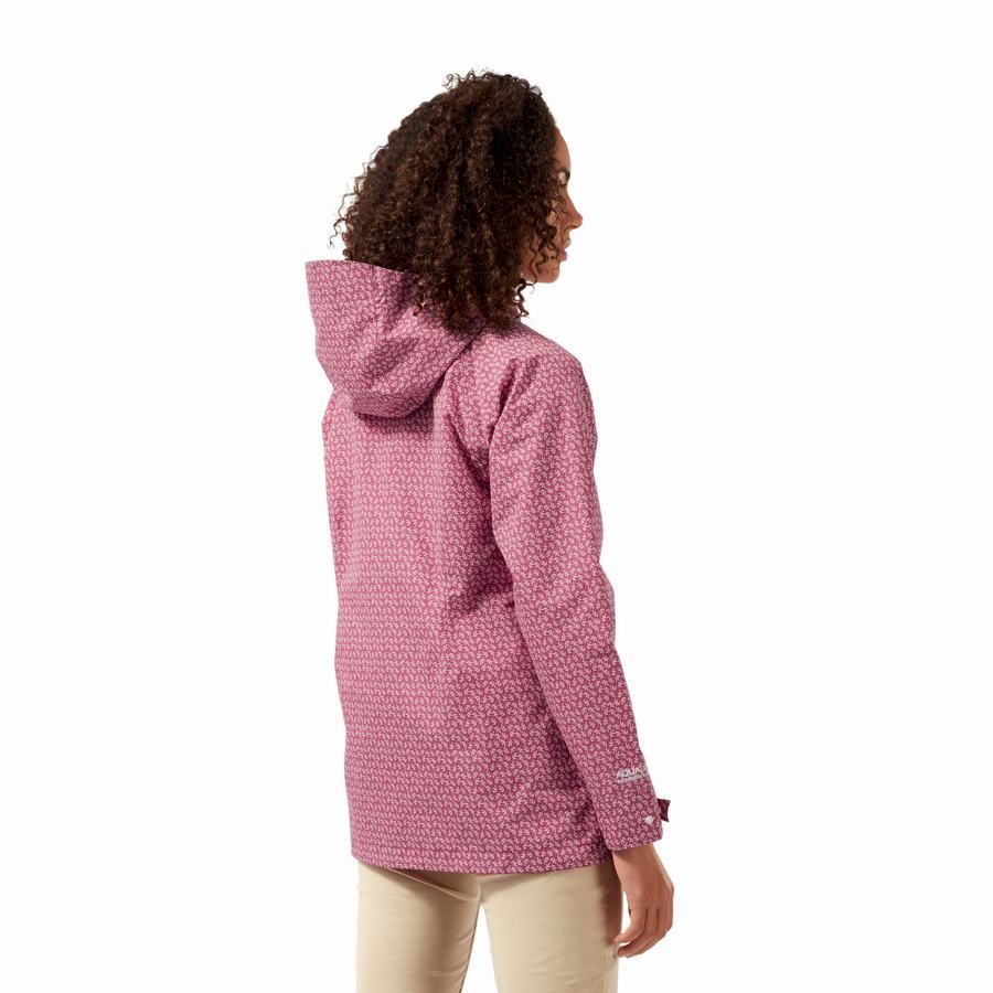 Women's Craghoppers Waterproof Laurel Jackets Pink | KKS3374DD