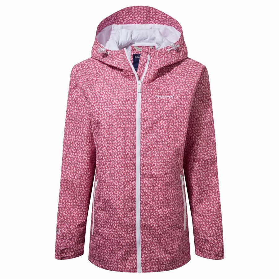 Women's Craghoppers Waterproof Laurel Jackets Pink | KKS3374DD