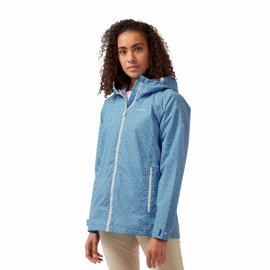 Women's Craghoppers Waterproof Laurel Jackets Navy Blue | XTB864ET