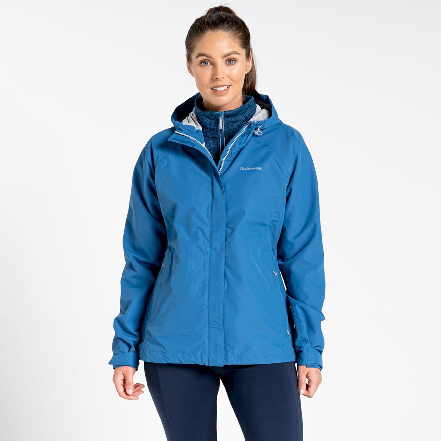 Women's Craghoppers Waterproof Orion Jackets Blue | VGU718SL