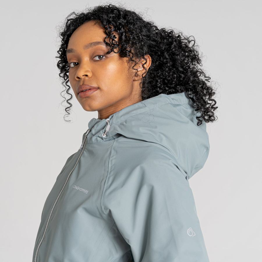 Women's Craghoppers Waterproof Salina Jackets Light Blue | HCF7893RS