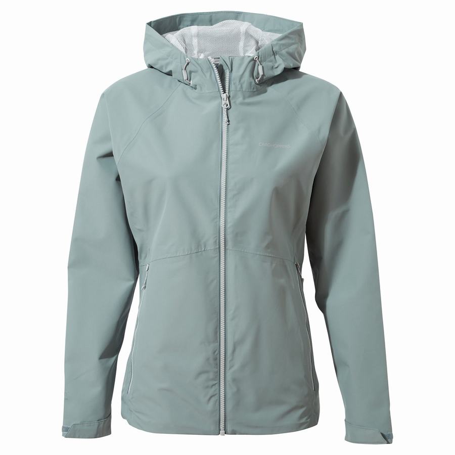 Women's Craghoppers Waterproof Salina Jackets Light Blue | HCF7893RS