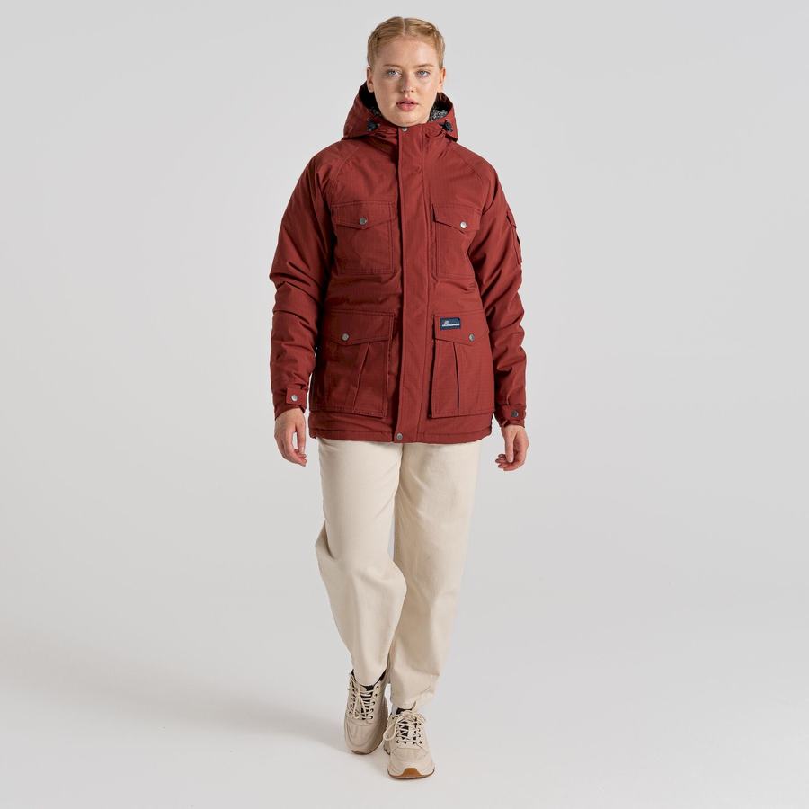 Women's Craghoppers Waverley Thermic Jackets Deep Red | OZJ6391VI