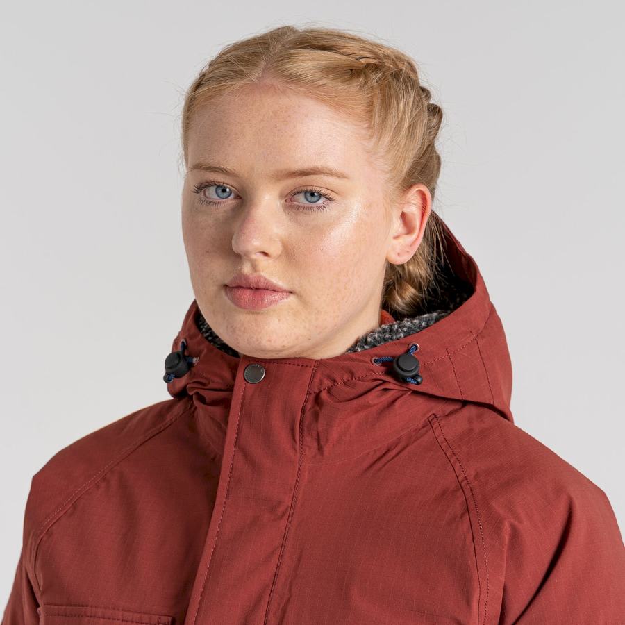 Women's Craghoppers Waverley Thermic Jackets Deep Red | OZJ6391VI