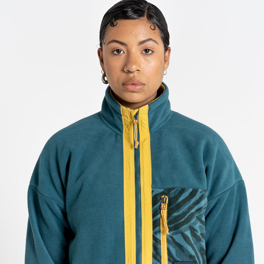 Women's Craghoppers Welwood Sweaters Green | CZG1079OM